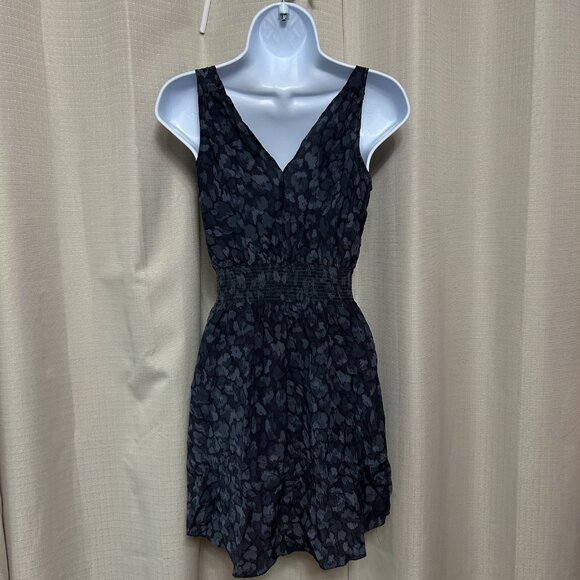 Rebecca Taylor Silk Ruffle Front Mini Dress Women's Size 0 V-Neck - Picture 2 of 9